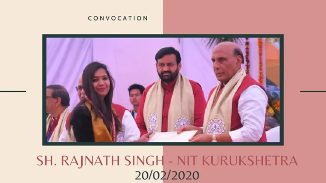 Embedded thumbnail for Defense Minister at NIT Kurukshetra