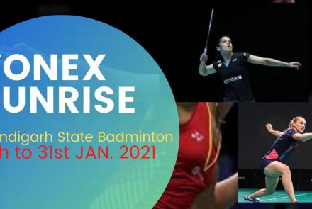 Embedded thumbnail for Yonex Sunrise Chandigarh State badminton Championship-January 2021