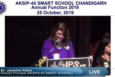 Embedded thumbnail for AKSIPS Sector 45- Annual Function - Live from tagore Theatre 25th, October 2019